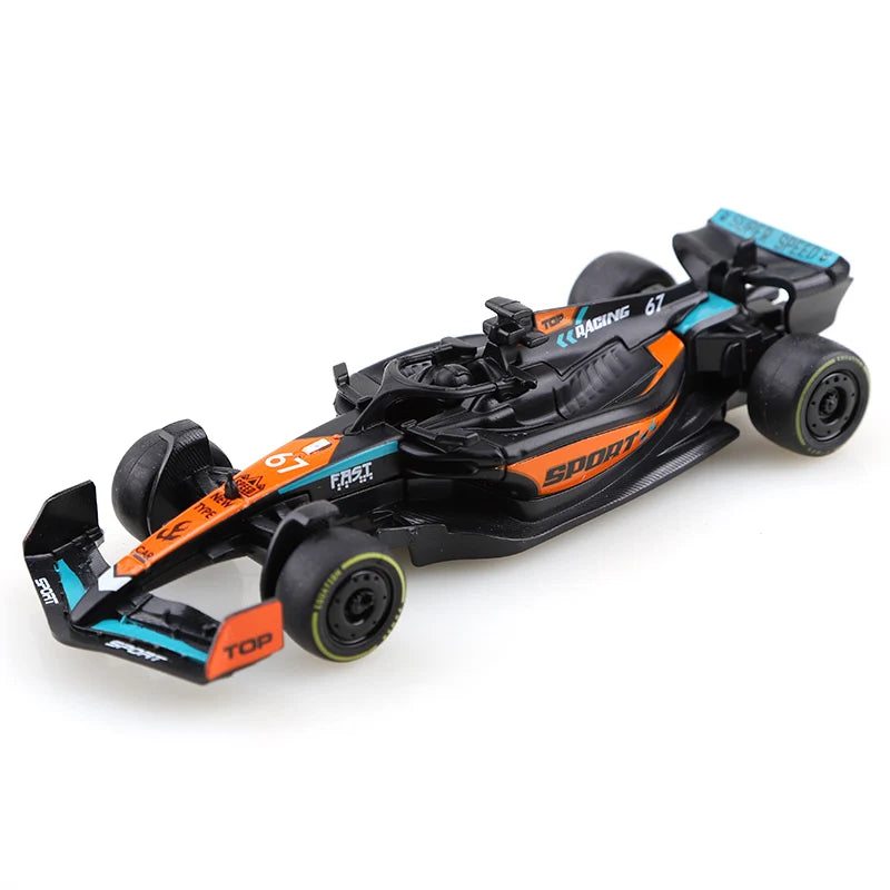 (bagged)1:43 Formula DIECAST Alloy Model Car, Simulated Metal vehicle, children's racing cars, boy's toy model, car ornaments