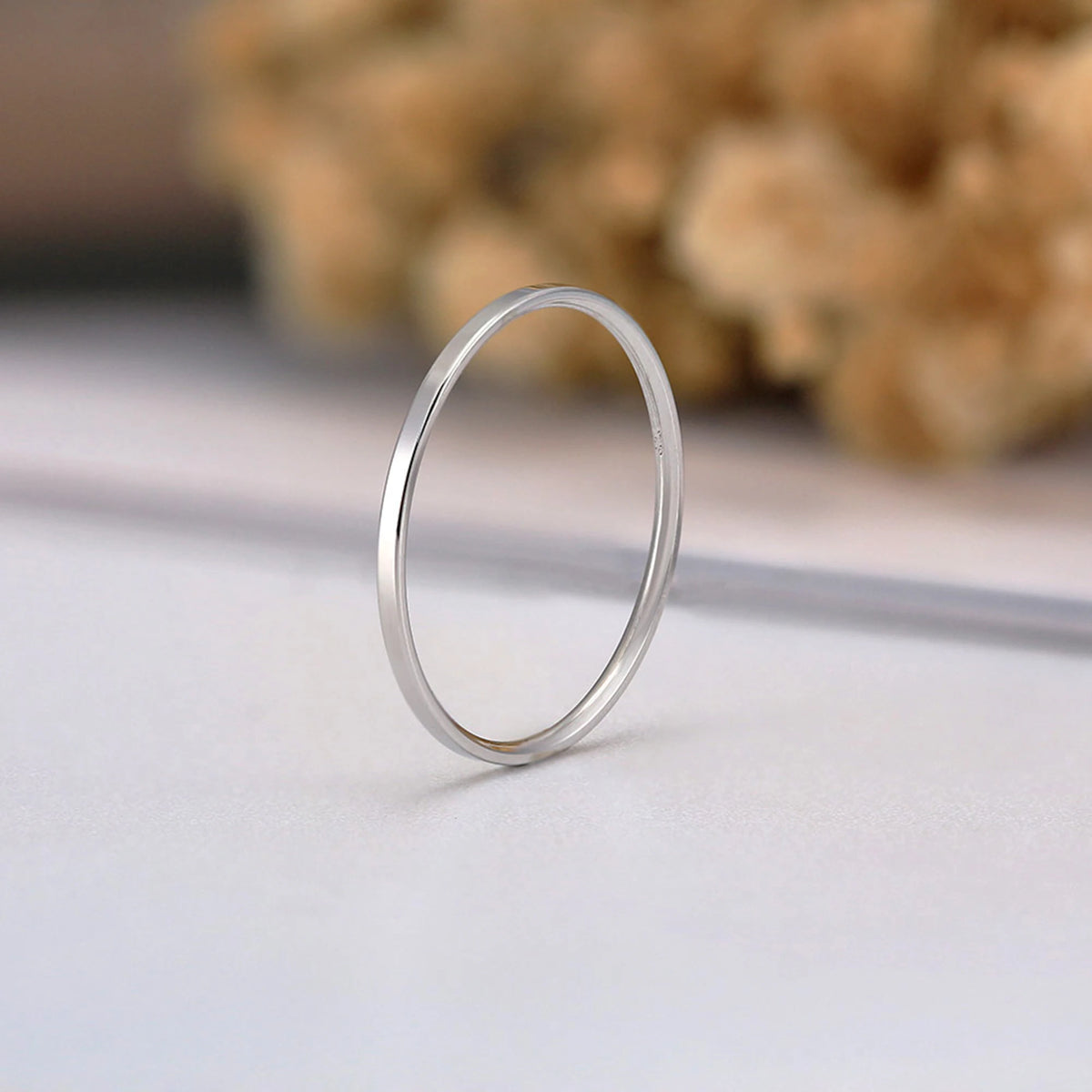 Effie Queen Fashion 925 Sterling Silver Ring Perfect Polished Simple Design Unisex Jewelry Propose Wedding Jewelry Gift APR33