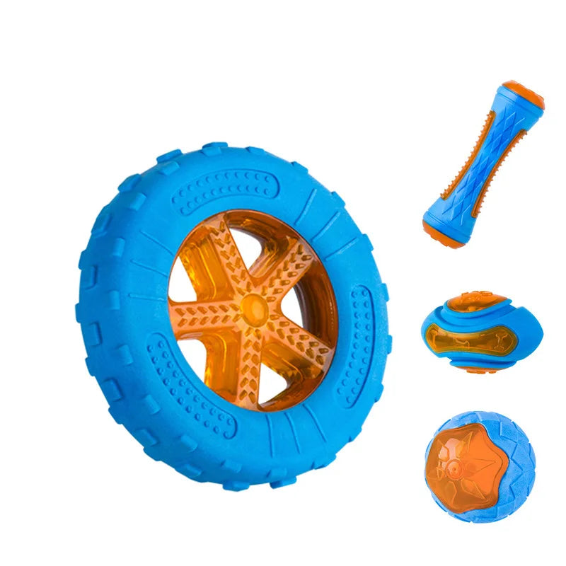 Floating Water Toy, Bite-Resistant Pet Ball for Dog Training, Dog Throwing Disc, Interactive Toy for Large