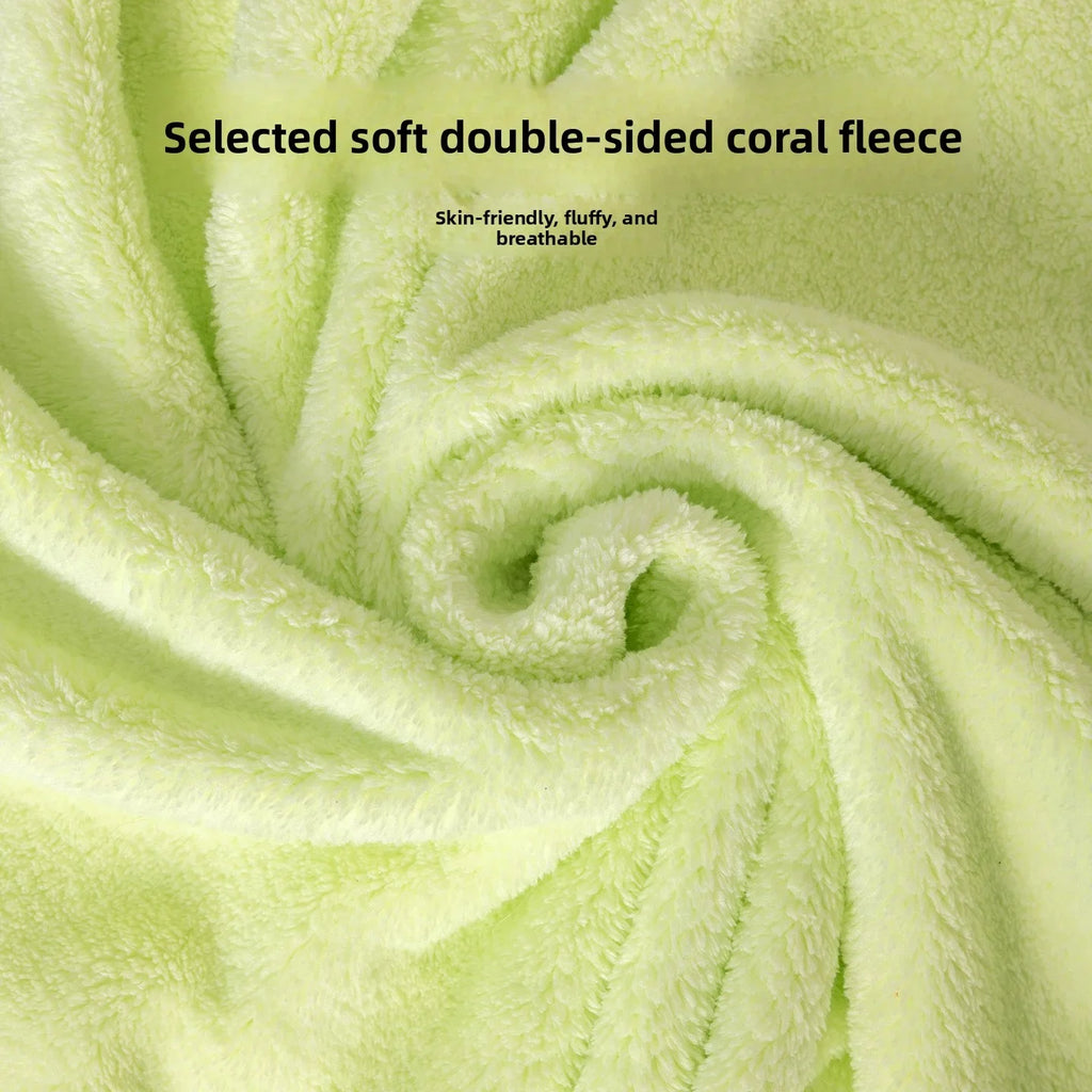 Coral Fleece Absorbent Pet Towel Absorbent Pet Towel Small Pet Cat Dog Bath Towel