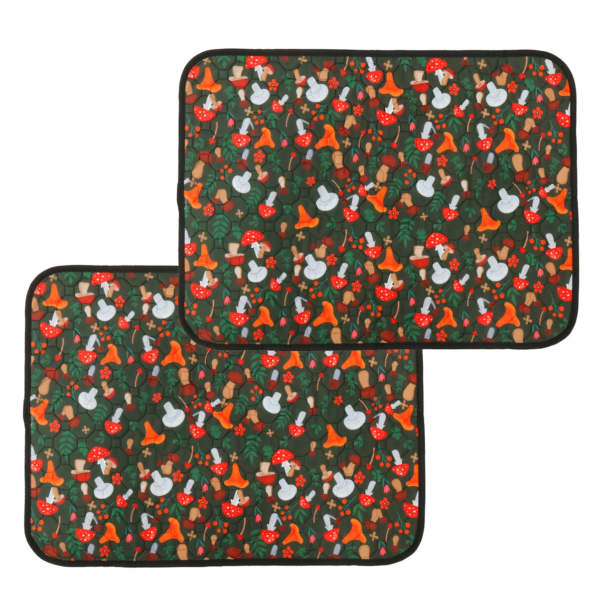 2Pcs Guinea Pig Cage Liner Reusable Washable Rabbit Absorbent Mat Waterproof Hamster Pee Pad for Guinea Pig Rabbit Hedgehog