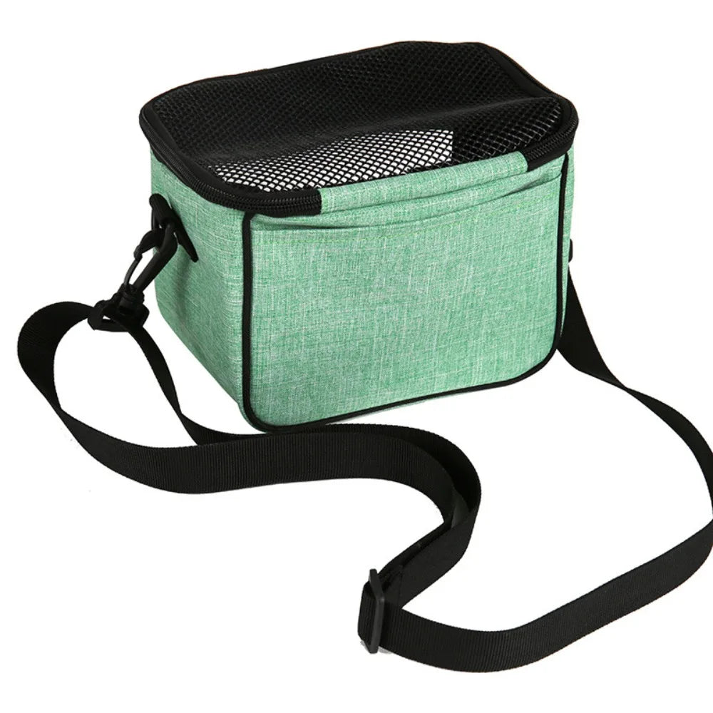 Hamster Pet Bag Mole Guinea Pig Rabbit Hedgehog Breathable Pet Bag Transparent Window Small Pet Carrier Bag Pet Travel Tote Bag