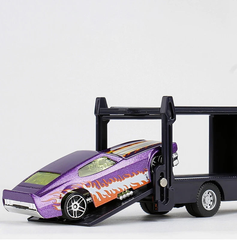 1:64 Scania Container Truck American Container Truck Alloy Diecast Model Car Home Decoration Ornaments Collections Hobby Holiday