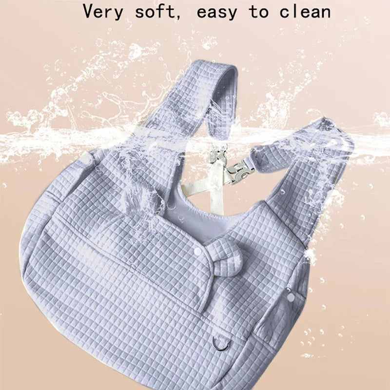 2026 New Portable Pet Backpack Small Outdoor Chest Bag Convenient For Cats Dogs To Travel Outdoors Breathable Soft Comfortable