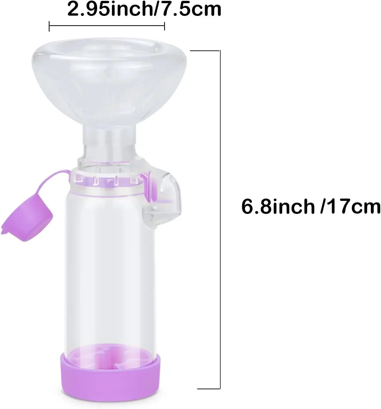Pet Free‑Space Chamber for Cats Dogs, Handheld Nebulizer, Pet Nebulizer for Medication Administration