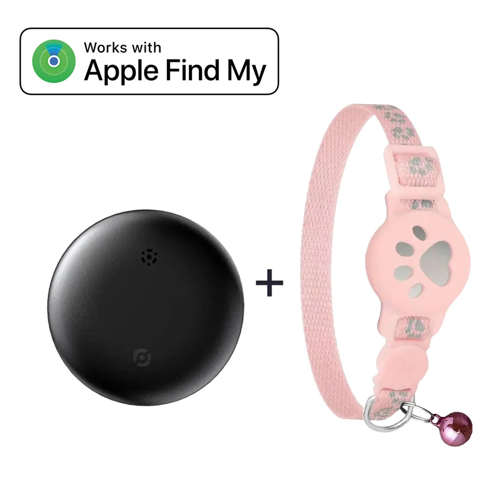 Smart GPS Tracker Tag Works For Apple Find My Anti-Lost Pet Cat Collar Key Finder Wallet Luggage Bag Suitcase iOS Locator