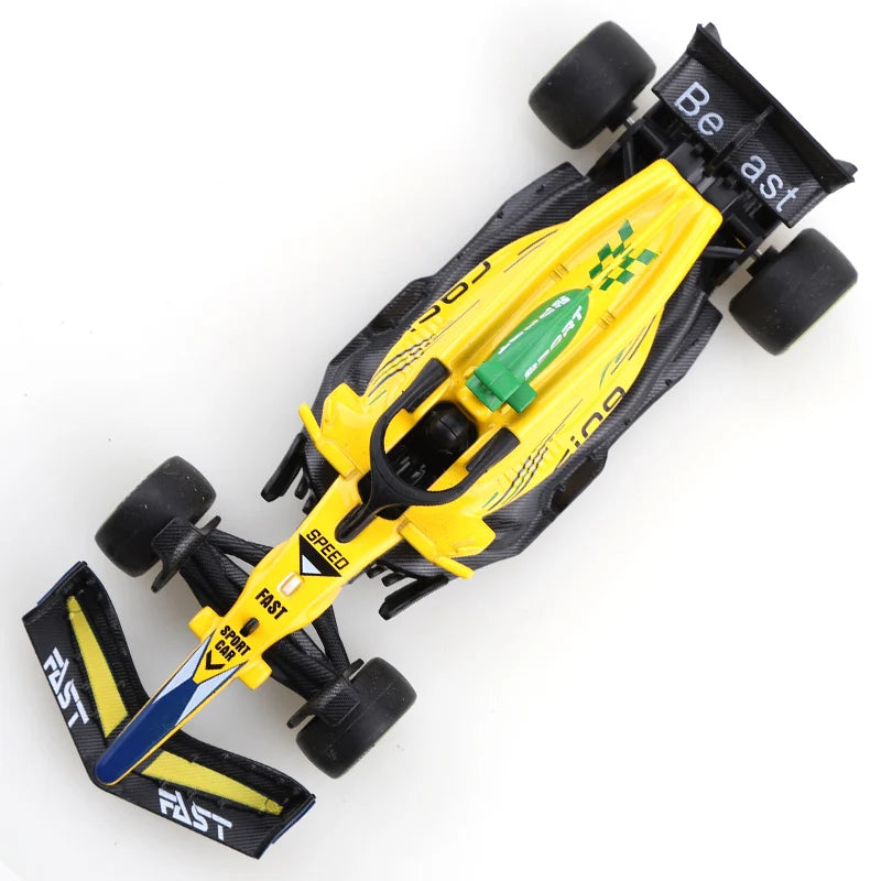 (bagged)1:43 Formula DIECAST Alloy Model Car, Simulated Metal vehicle, children's racing cars, boy's toy model, car ornaments