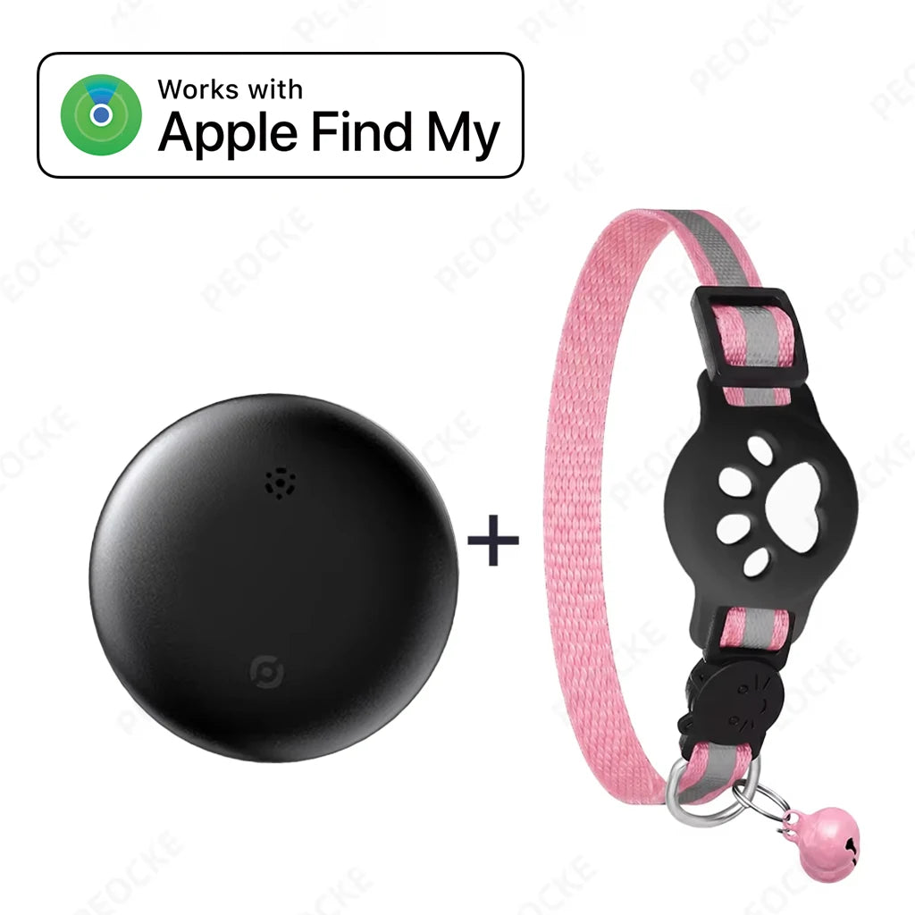Smart GPS Tracker Tag Works For Apple Find My Anti-Lost Pet Cat Collar Key Finder Wallet Luggage Bag Suitcase iOS Locator