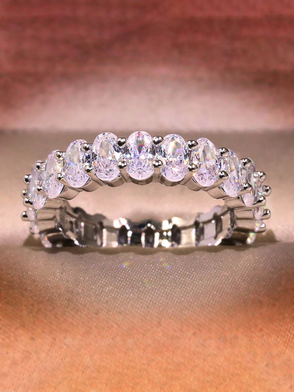 925 Sterling Silver Fashion Original Zircon Oval Ring for Women Gift Engagement Wedding Luxury High Quality Fine Jewelry