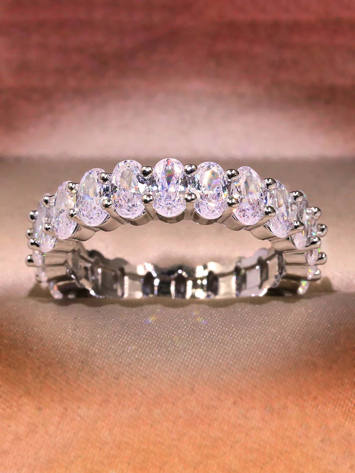 925 Sterling Silver Fashion Original Zircon Oval Ring for Women Gift Engagement Wedding Luxury High Quality Fine Jewelry