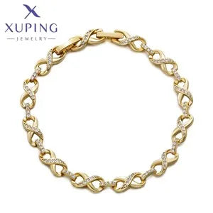Xuping Jewelry Charm Fashion 50cm 60cm Romantic Pendant Necklace of Gold Color Women Exquisite Love Birthday Gift X001103702