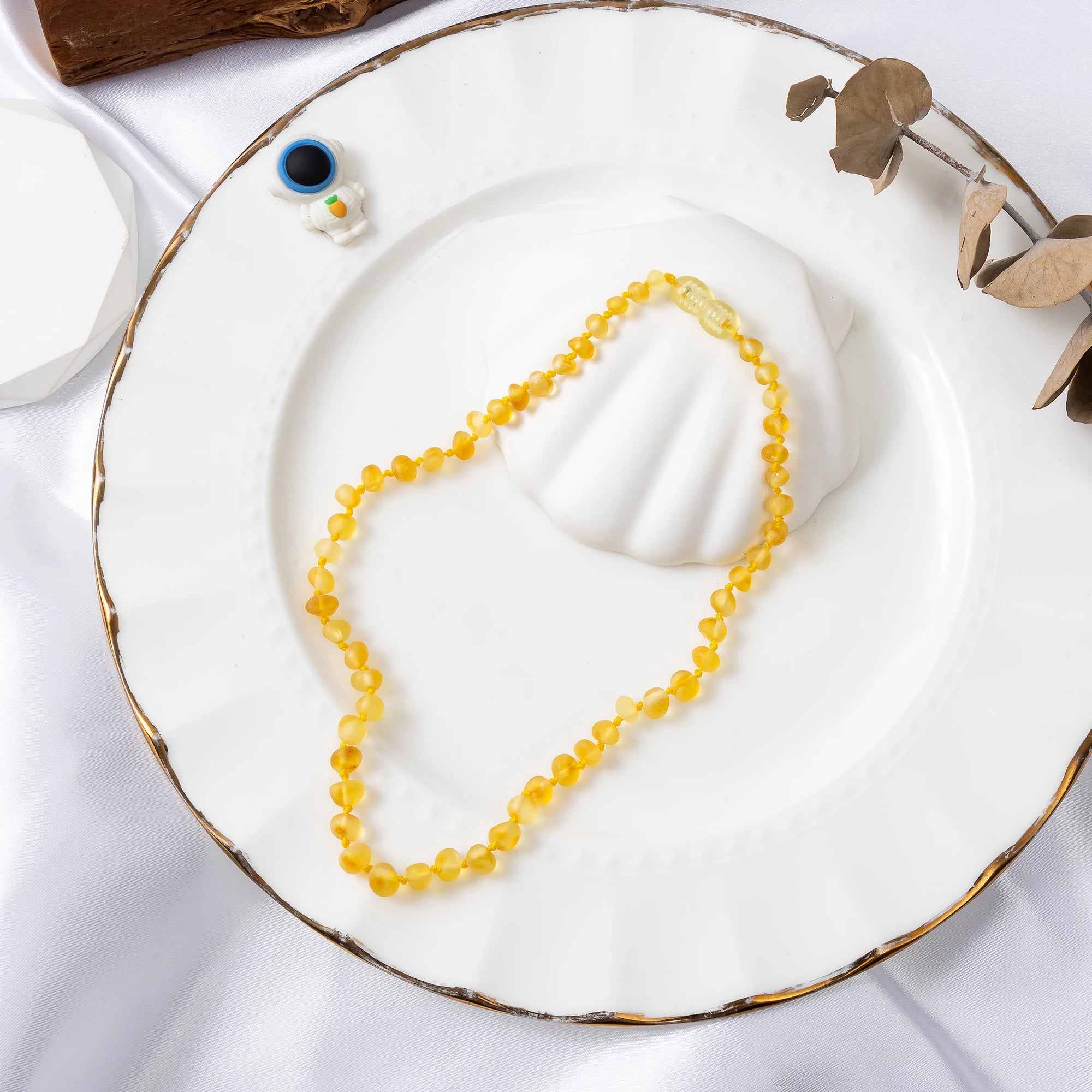 Baltic Amber Necklace - Certified as 100% Authentic Baltic Amber