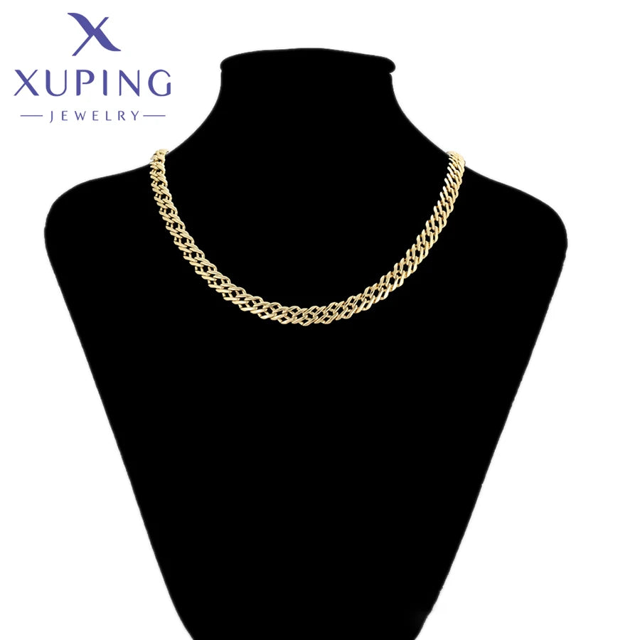 Xuping Jewelry Charm Fashion 50cm 60cm Romantic Pendant Necklace of Gold Color Women Exquisite Love Birthday Gift X001103702