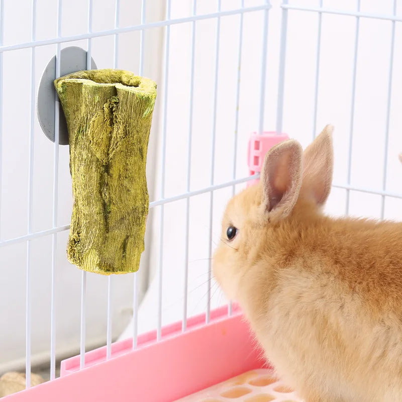 Natural Bunny Chew Toys,Organic Papaya Wood Chew Sticks Hamster Chew Toy for Teeth Hamster Guinea Pig Rat Gerbils