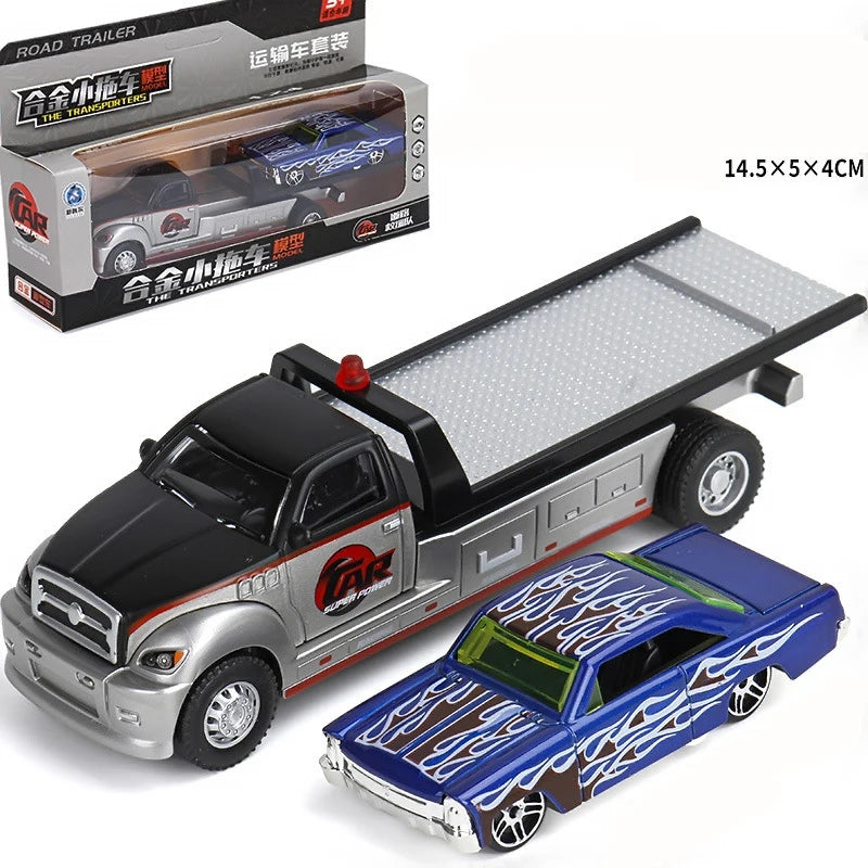 1:64 Scania Container Truck American Container Truck Alloy Diecast Model Car Home Decoration Ornaments Collections Hobby Holiday