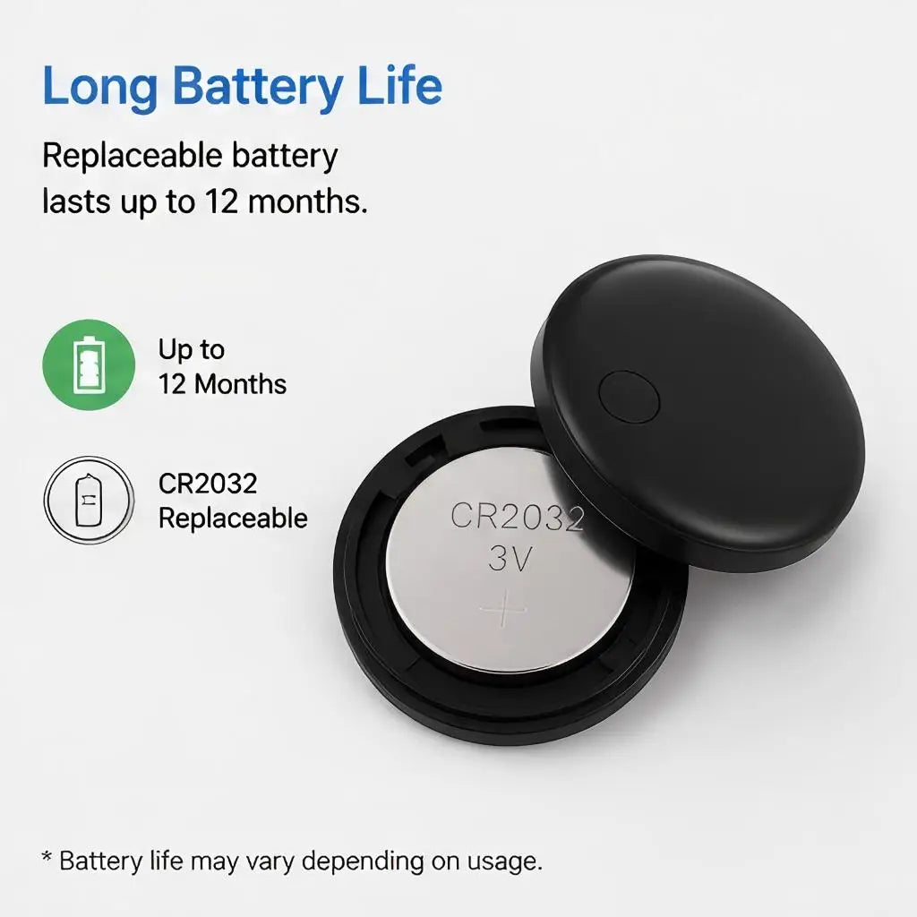 Dog GPS Tracker for Find My & Find Hub, Bluetooth Pet Locator Tag, No Monthly Fee, Waterproof Anti-Lost Tracker