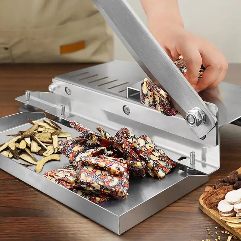 Home Kitchen Manual Frozen Meat Slicer Bone Cutting Tool Stainless Steel Minced Lamb Bone Meat Cutter Chicken Duck Fish Cutting