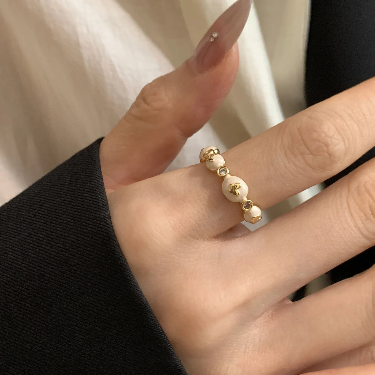 Sam Panda 925 Sterling Silver Mask Ring For Women Gift Frosting Vintage Irregular Personality Punk Jewelry Dropshipping