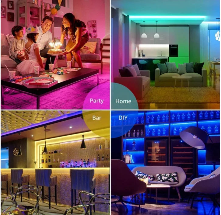 5M USB LED Strip Light 5V 3528 1 Meter 5 Meter Warm Cool White Pink Green Blue Red SMD Ribbon Ceiling Cabinet Light Waterproof