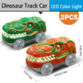 Dinosaur Rail Car Assembly Diy Roller Coaster Assembly Puzzle Versatile Track Electric Train Toy Gift