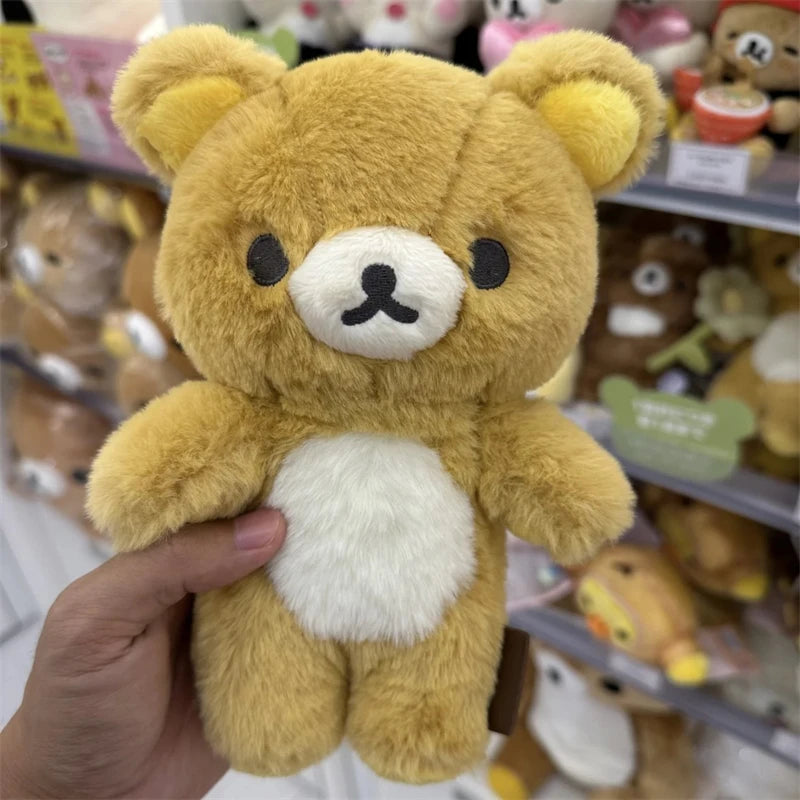 20cm Cute Rilakkuma Korilakkuma Plush Toy Japanese Style Brown White Bear Stuffed Animals Adorable Birthday Gift for Girl