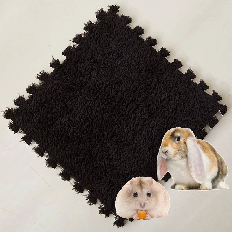 4-20Pcs Washable Guinea Pig Rabbit Cage Mat Waterproof Hamster Bedding Mat Cage Pee Pad Small Animal Rabbit Mouse Reusable Mat