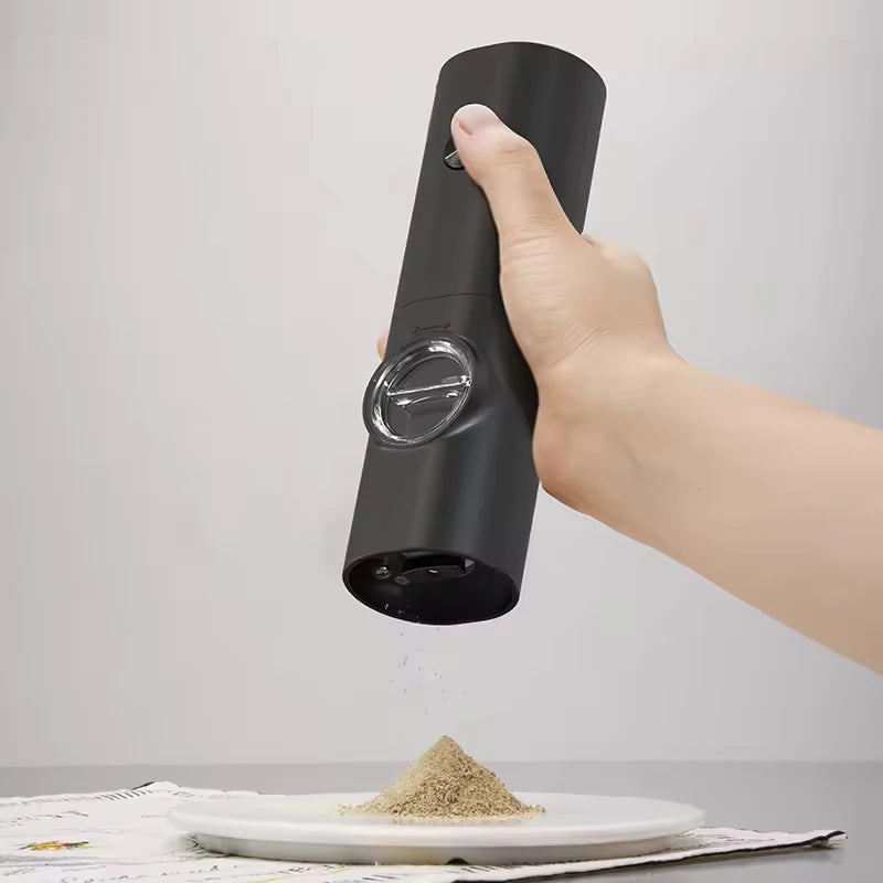 1/2 pcs Electric Automatic Salt and Pepper Grinder Set Led Light Grinder Set Spice Mill Adjustable Spices Grinder Kitchen Tools
