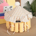 Tent Hamster Cage Guinea Pigs Rabbit Nest Hamster Cage House Cozy Small Pet Nest Tent Soft Cotton Pet House Sleeping Tent