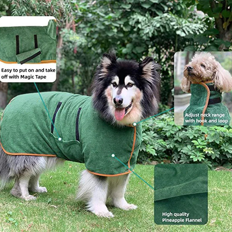 Pet Towels Dog Absorbent Quick Drying Bath Towels Nail Clippers Set Soft Coral Fleece Pet Cat Dog Bath Towel Cleaning Products