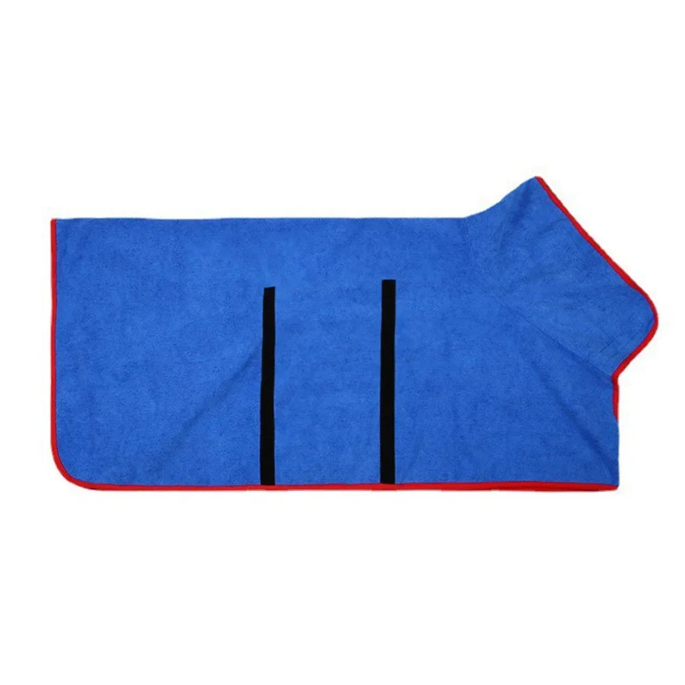 Absorbent Quick Drying Dog Bathrobe Pet Towel for Large & Small Dogs Clean Bathrobe Pet Supplies