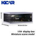 1/64 Model Parking Space  Car Parking Space with lights Simulated decoration scene (figures and cars not included)
