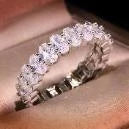 925 Sterling Silver Fashion Original Zircon Oval Ring for Women Gift Engagement Wedding Luxury High Quality Fine Jewelry