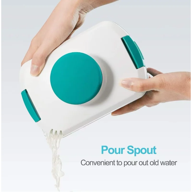 Home Tofu Press Efficient Use Plastic U Shaped Drip Tray Sealing Lid Tofu Presser Drainer for Home Kitchen Tofu Press