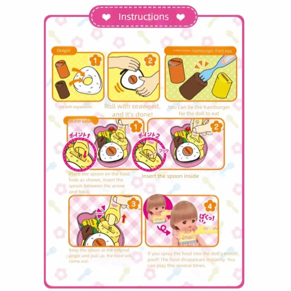 New Rabbit Bento Food Feeding Toy, Pudding Feeding Toys, Early Education Playing Houses Toys for Children, Role Play, Kids Gifts