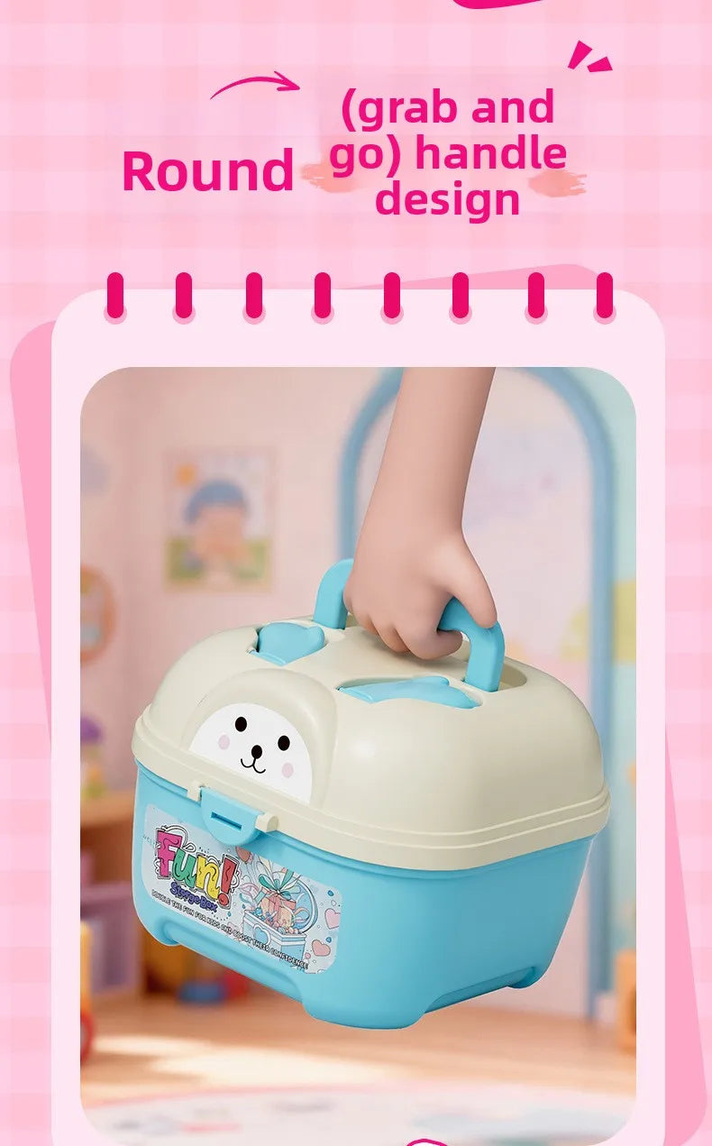Little Bear Shape Pudding Feeding Set Pretend Play Early Education Lunch Box Pudding Toy Simulation Model Play House Toys Gifts