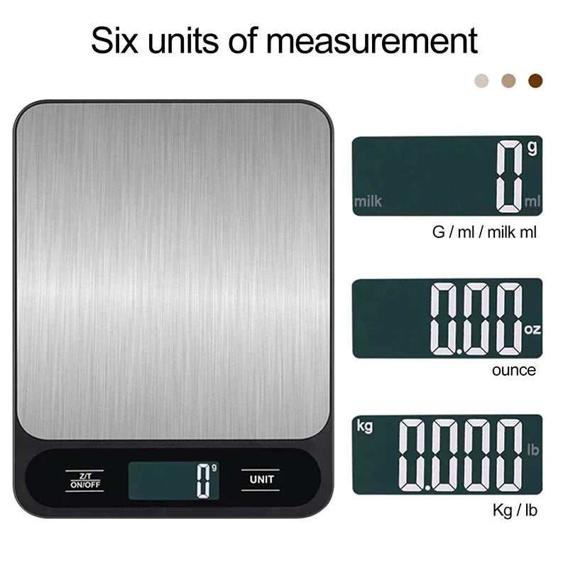 Digital Kitchen Scale Weight Scale Food Coffee Scales Smart Electronic Waterproof Digital Scale For Baking and Cook