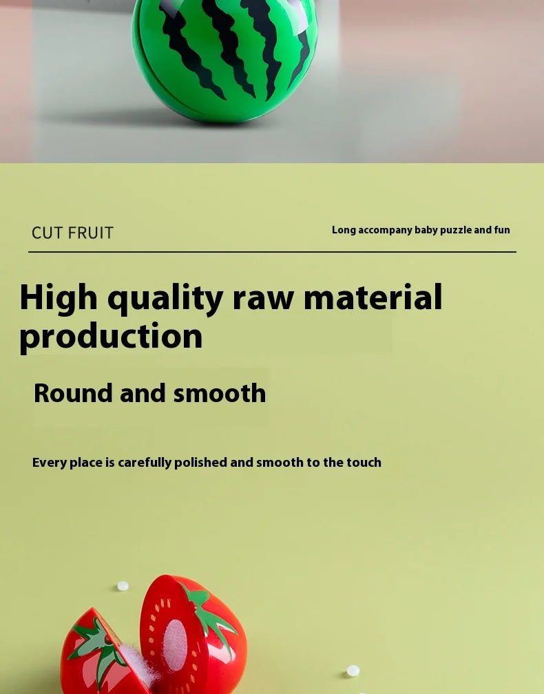 DIY Fruit Cutting Toys Vegetables Fruits And Vegetables Parent-Child Simulation Kitchen Food Children's Birthday Gifts