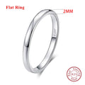 Effie Queen Fashion 925 Sterling Silver Ring Perfect Polished Simple Design Unisex Jewelry Propose Wedding Jewelry Gift APR33