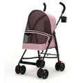 Foldable Pet Stroller for Small Dogs Cats Lightweight Travel Pushchair Breathable Carrier  Teddy Puppies Outdoor Walks Shopping