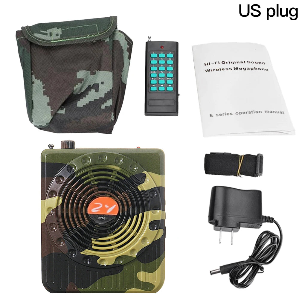 Portable Rechargeable Remote Control Amplifier Universal Outdoor Hunting Sound Amplifiers Hunt Accessory Sound Devices