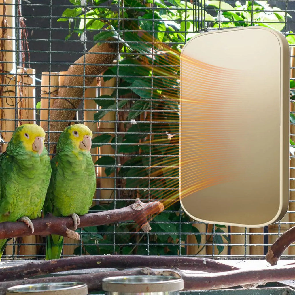 Winter Warm Heated Bird Perch Stand USB Anti Bite Bird Cage Heater for Parrot Cockatiels Budgies Thermo Heating Plate Hammock