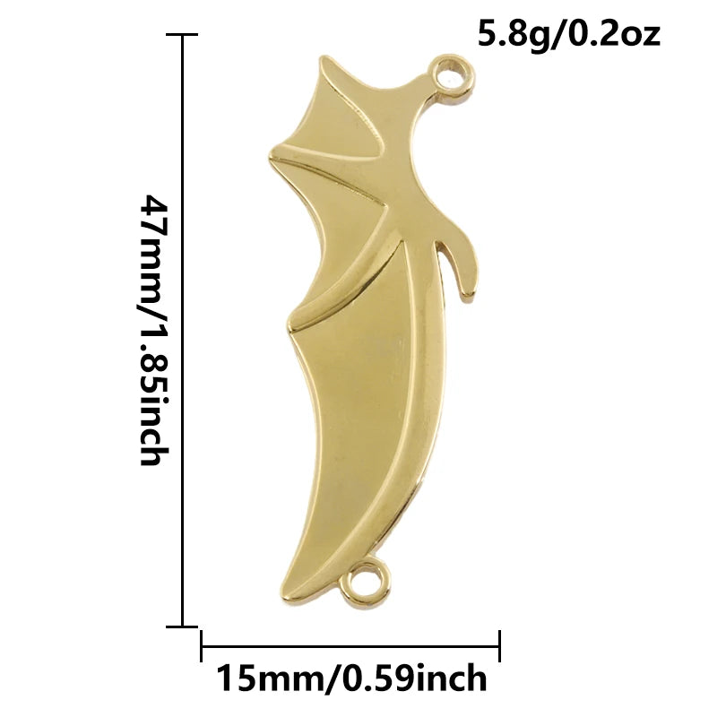 5pcs Stainless Steel Bee Spider Cicada Butterfly Dragonfly Flower Tree Grass Pendants Insects Charms Jewelry Making Accessories