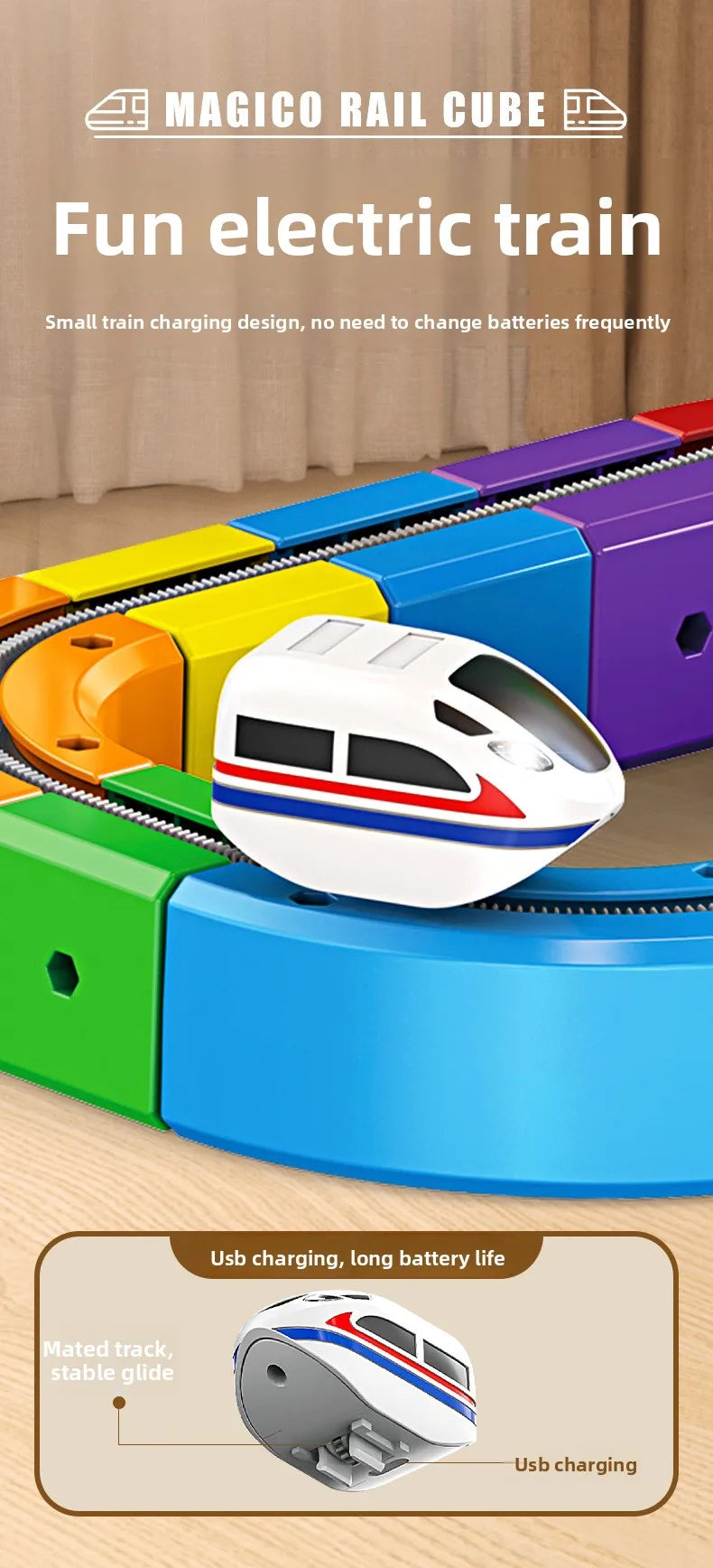 Children Magic Track Train Electric Assembled Building Blocks Magnetic Rail Car Maze Educational Toys for Kids Christmas Gifts