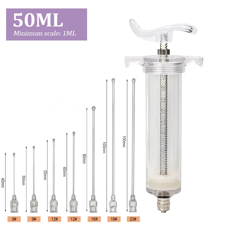 10/20/30/50Ml Baby Bird Feeder with Stainless Steel Birds Feeding Syringe Tube Parrot Feeding Syringe Adjustable Bird Supplies