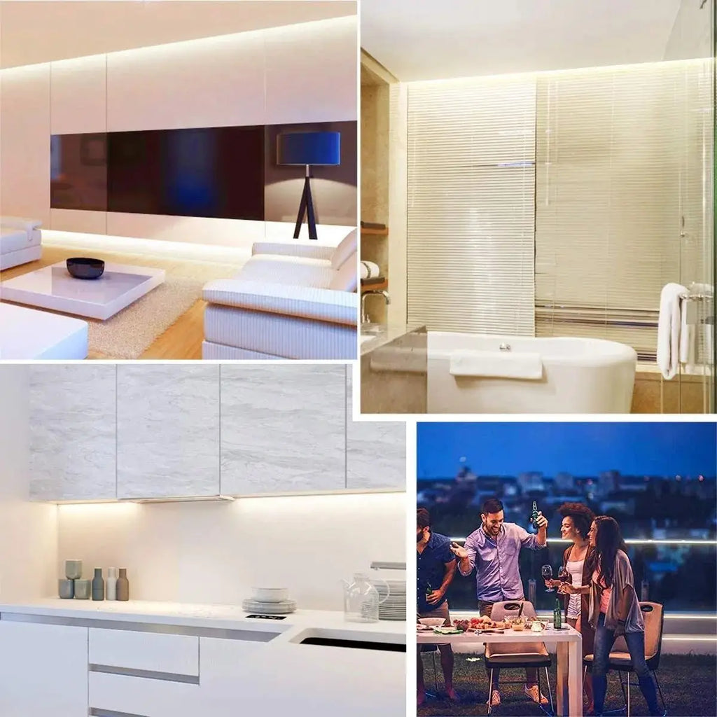 DC 5V USB LED Strip Light Touch Switch Dimmer Flexible LED Tape Ribbon 2835 DIY TV Backlight Mirror For Wardrobe Cabinet Decor