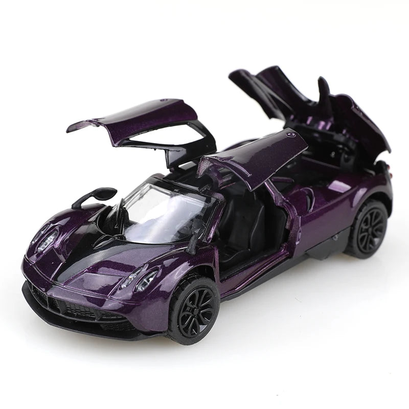 (bagged)1:43 Alloy Car Model Simulation Pagani Racing Car Vehicle Pull Back Car Ornaments Collection Toys For Boy Children