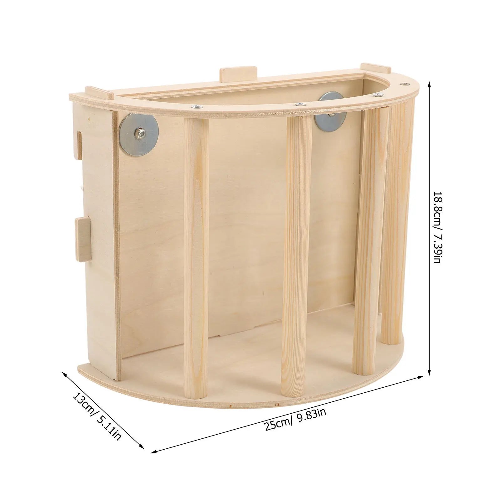 Wooden Small Animal Hay Rack Feeder Removable Hanging Hay Holder for Rabbit Cage Guinea Pig Bunny Pet Feeding Rack