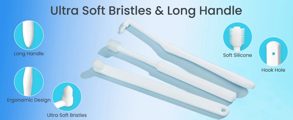 Ultra Soft Cat Toothbrushes, Toothbrushes for Small Dogs & Cats, 360° Silicone Kitten Tooth Brushes, Mini Head Pet Dental Care K