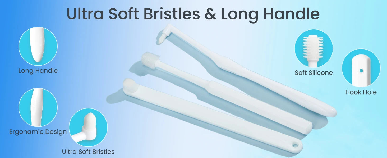Ultra Soft Cat Toothbrushes, Toothbrushes for Small Dogs & Cats, 360° Silicone Kitten Tooth Brushes, Mini Head Pet Dental Care K