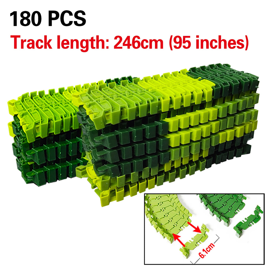 Dinosaur Toys-Magical Train Track Racing Toy Bend Flexible Race Track Flash Light Car Educational Toys For Kids Gift